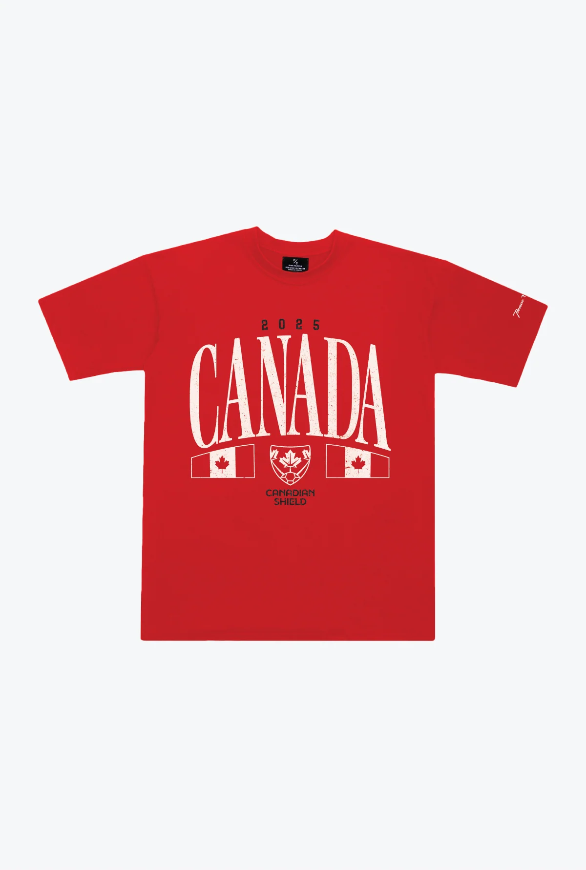 Canadian Shield Canada Wordmark Tee - Real Sports Apparel